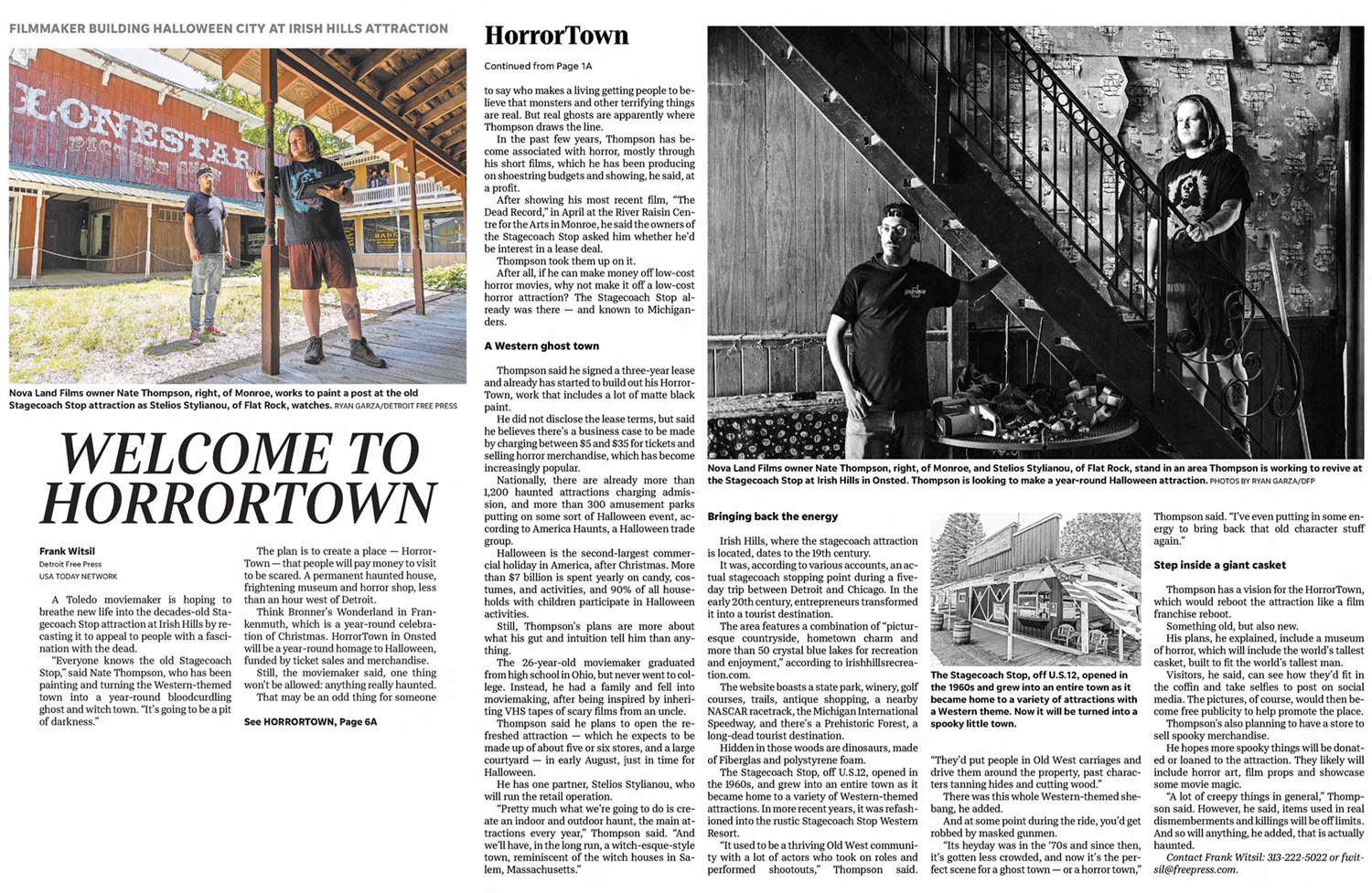 Stagecoach Stop - June 2022 Article On Horrortown (newer photo)